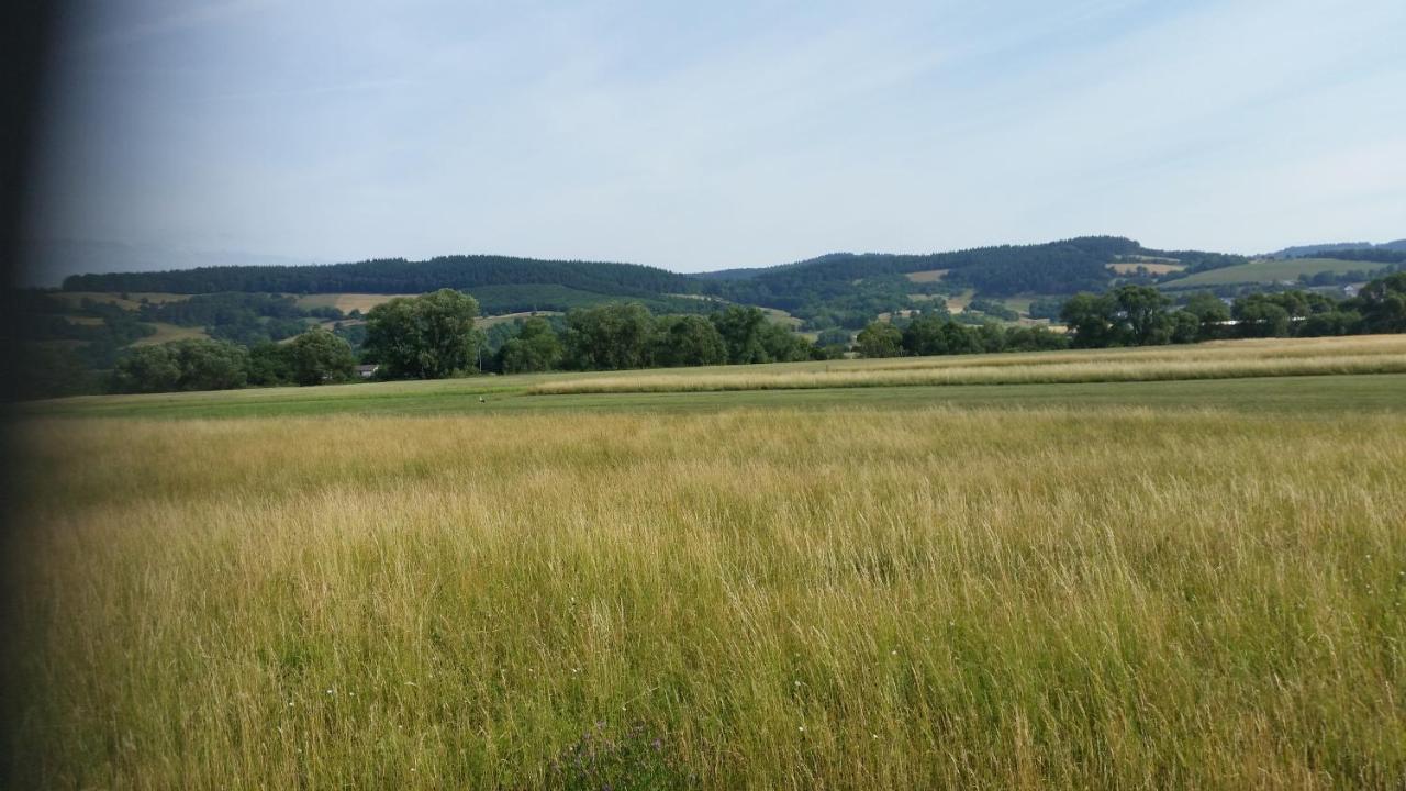 Gemuetlicher Wohnwagen In Der Natur Alheim Exteriör bild